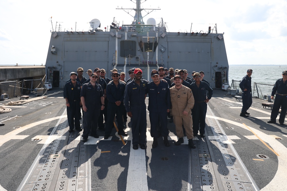 USS Farragut DC1 Fischer’s Frocking to First Class