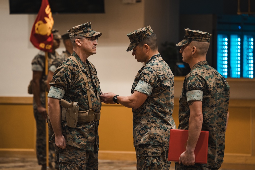 III Marine Expeditionary Force Support Battalion holds change of command ceremony