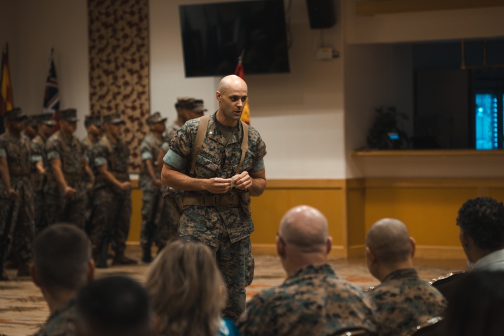 III Marine Expeditionary Force Support Battalion holds change of command ceremony