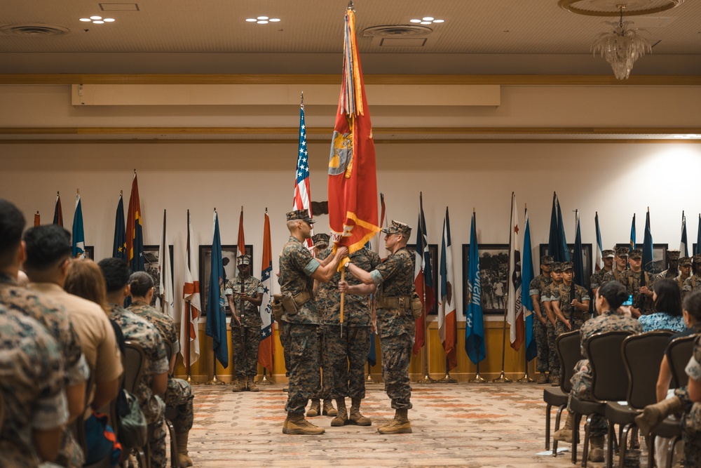 III Marine Expeditionary Force Support Battalion holds change of command ceremony