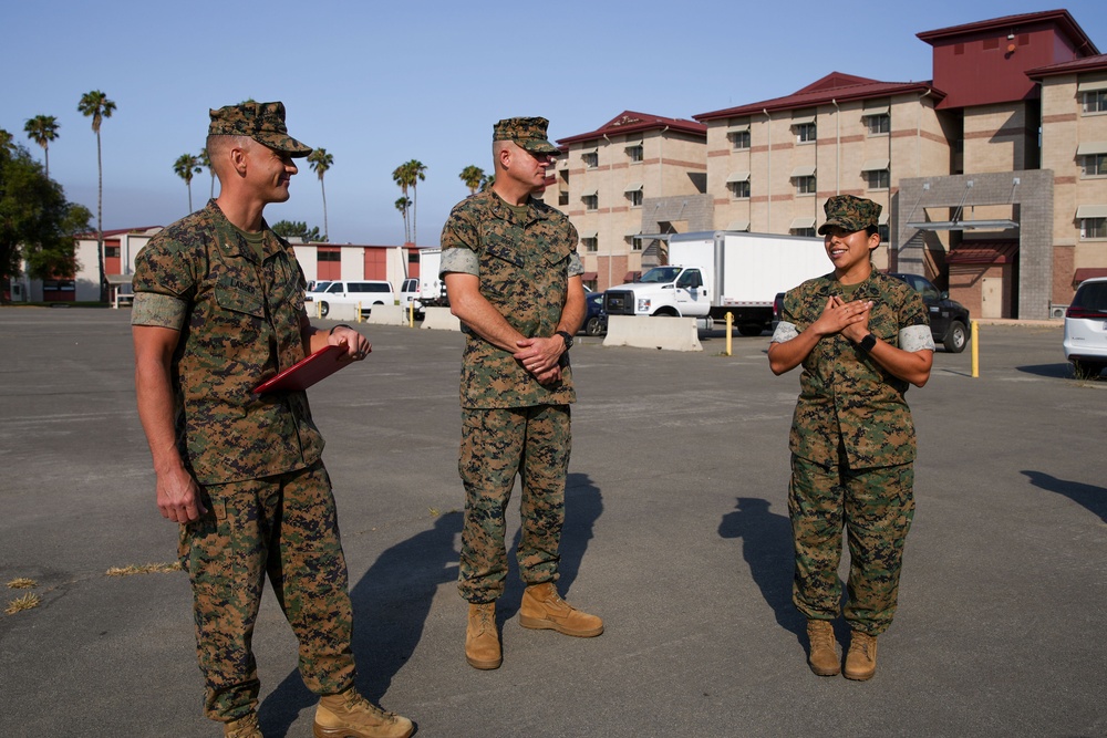 11th MEU Marine awarded for outstanding service
