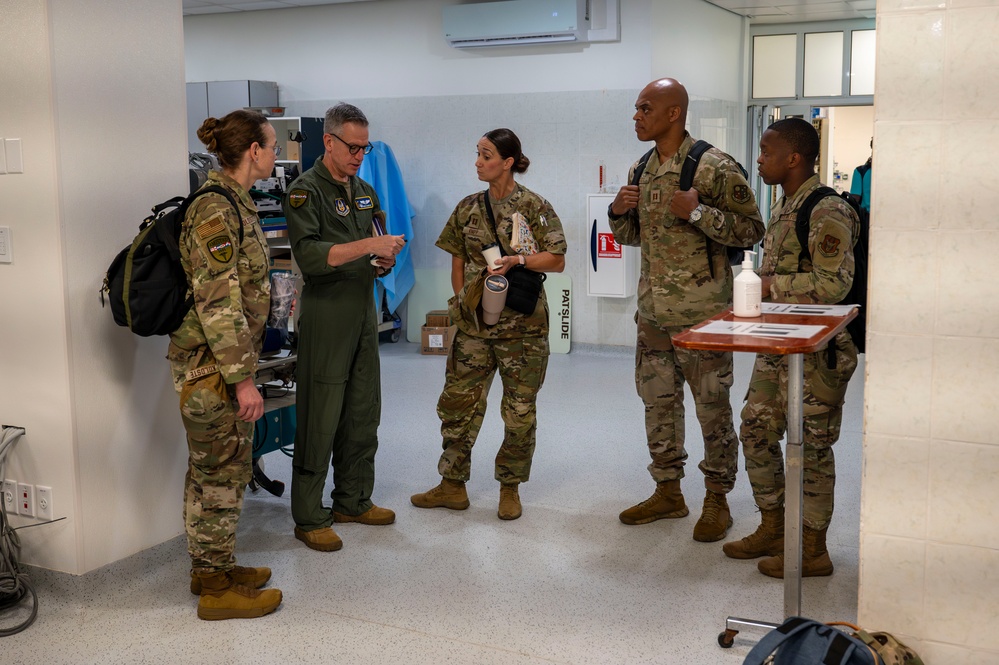 USAF medical personnel assist in treatment at Academic Hospital Suriname