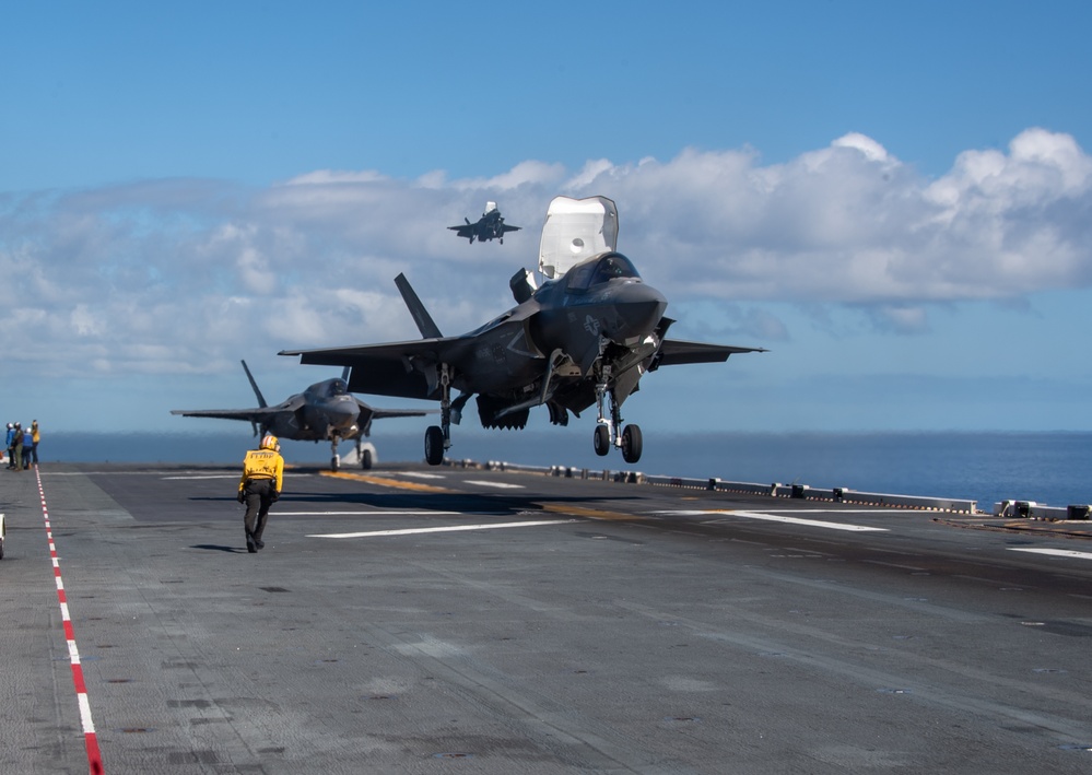 USS America (LHA 6) Conducts Flight Operations during Exercise Talisman Sabre
