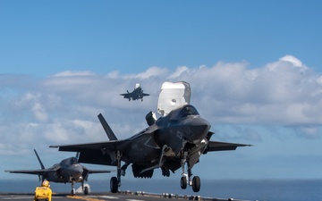 USS America (LHA 6) Conducts Flight Operations during Exercise Talisman Sabre