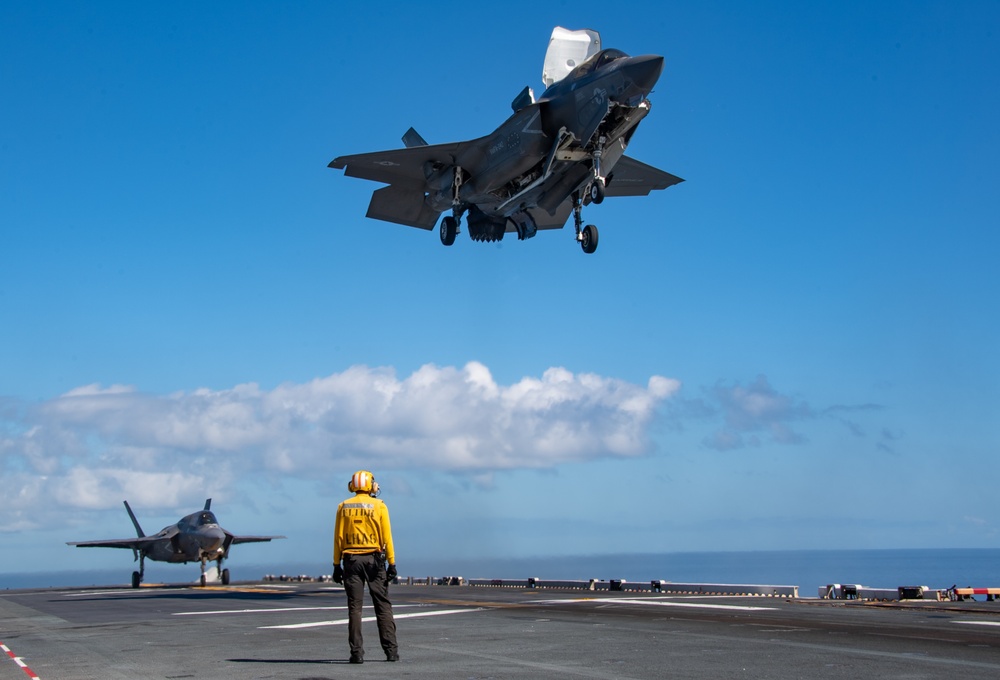 USS America (LHA 6) Conducts Flight Operations during Exercise Talisman Sabre