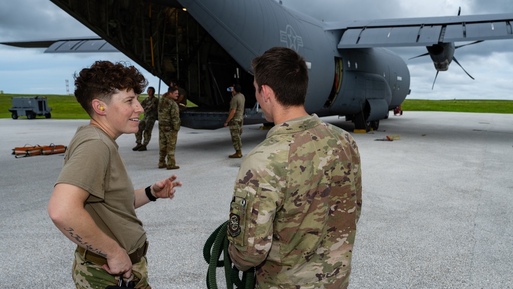 41st AS prepares over-water airdrops during Department-Level Exercise 2025