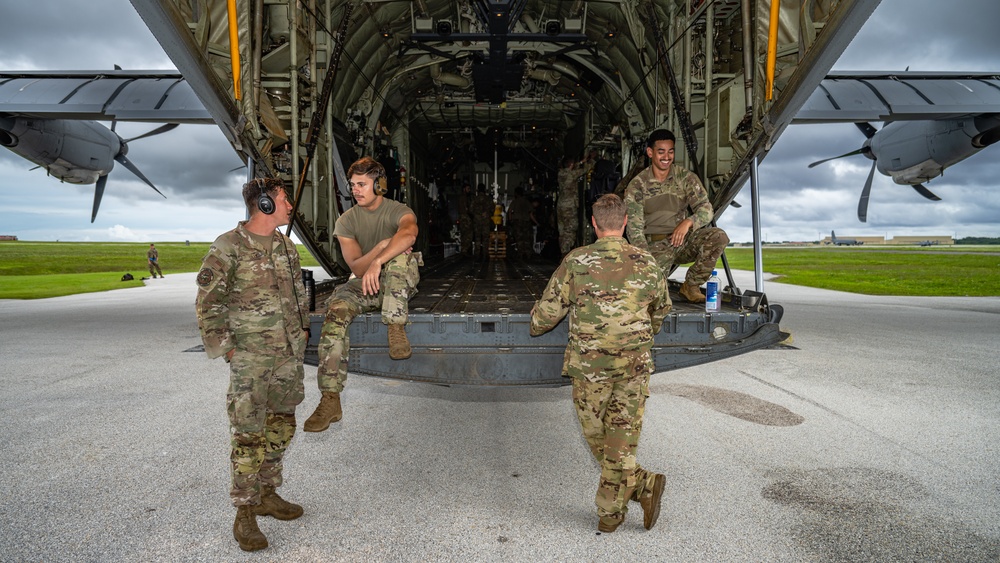 41st AS prepares over-water airdrops during Department-Level Exercise 2025