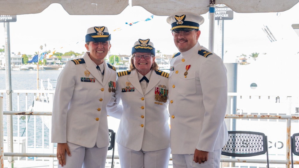 U.S. Coast Guard Cutter Narwhal Change of Command at Newport Beach, Calif.