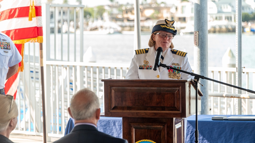 U.S. Coast Guard Cutter Narwhal Change of Command at Newport Beach, Calif.