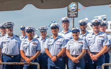 U.S. Coast Guard Cutter Narwhal Change of Command at Newport Beach, Calif.