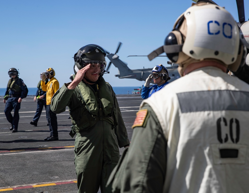 Commander, Task Force 70 (CTF 70) Hosts Royal Navy U.K. Carrier Strike Group
