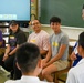 Sailors share in language exchange with Okinawan school children