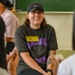 Sailors share in language exchange with Okinawan school children