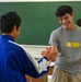 Sailors share in language exchange with Okinawan school children