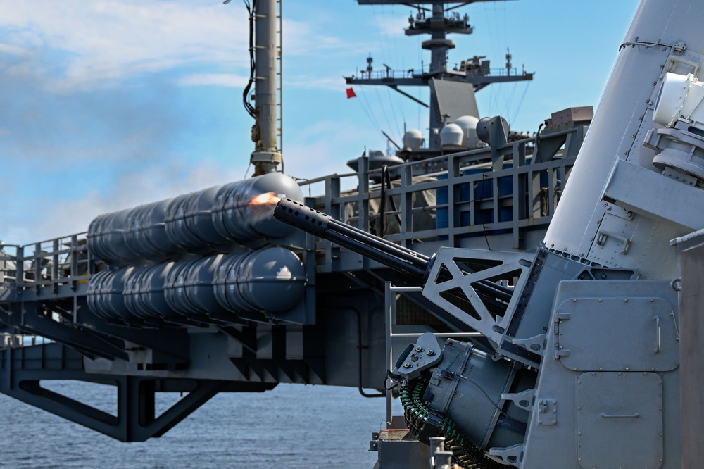 USS Theodore Roosevelt Live Fire Exercise