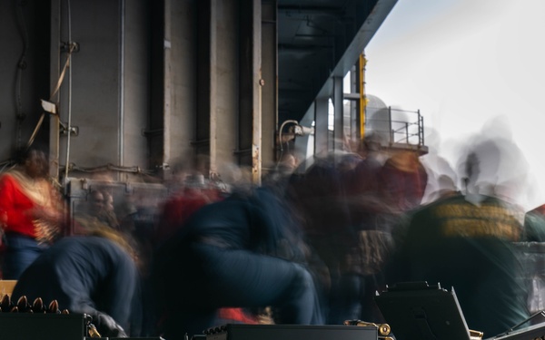 USS Theodore Roosevelt Live Fire Exercise