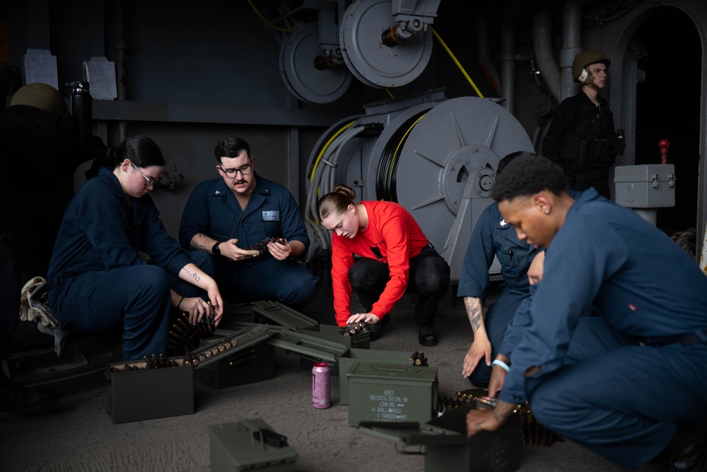 USS Theodore Roosevelt Live Fire Exercise