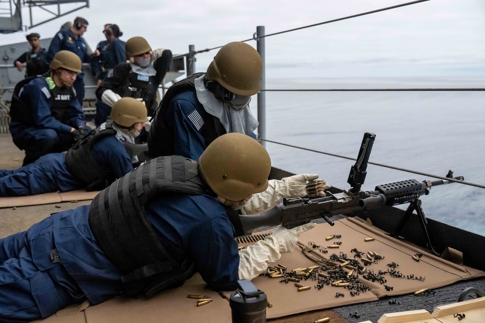 USS Theodore Roosevelt Live Fire Exercise