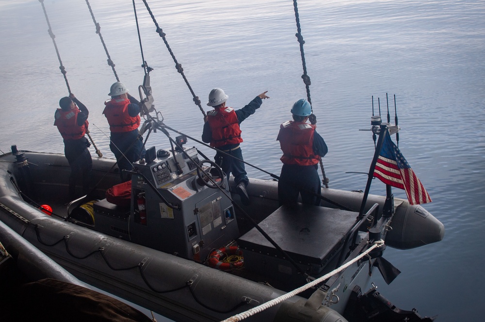USS Theodore Roosevelt Small Boat Operations