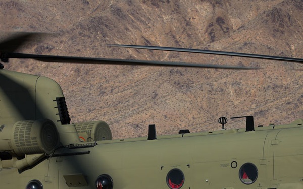 UH-47 and UH-60s arrive for NTC
