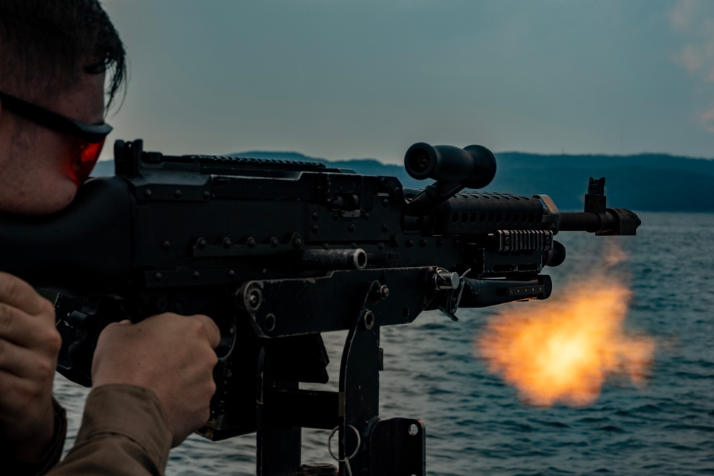CFAS Harbor Patrol Unit Conducts Blank-Fire Training Evolution