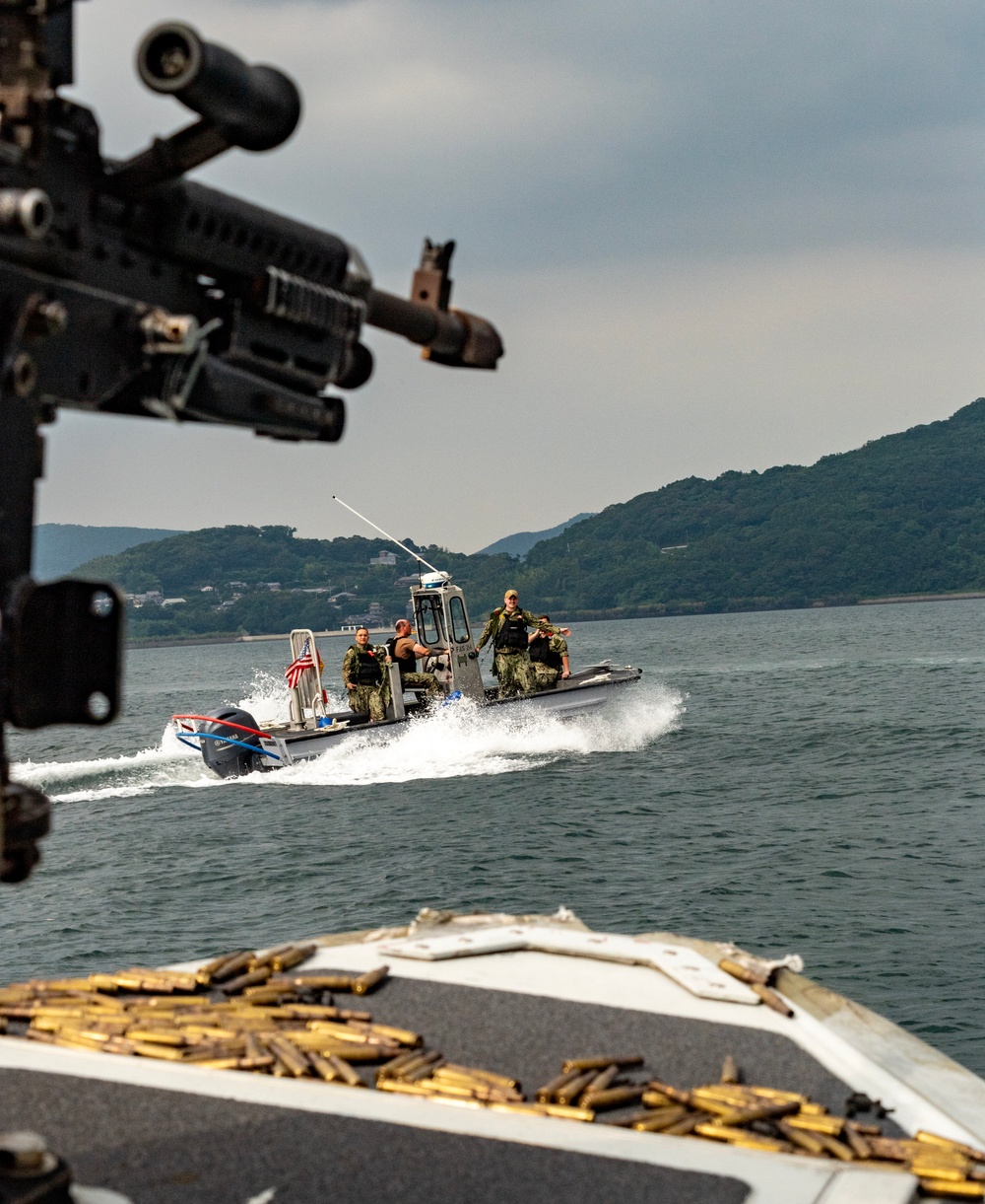 CFAS Harbor Patrol Unit Conducts Blank-Fire Training Evolution
