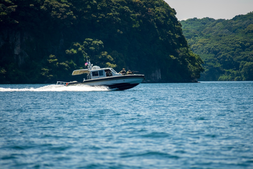 CFAS Harbor Patrol Unit Conducts Blank-Fire Training Evolution