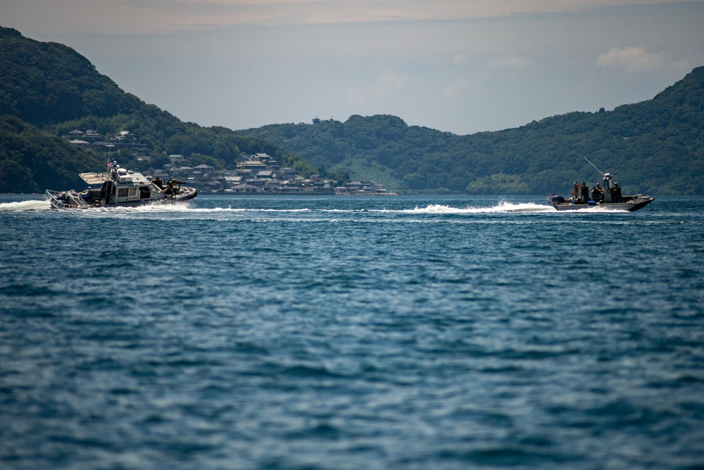 CFAS Harbor Patrol Unit Conducts Blank-Fire Training Evolution