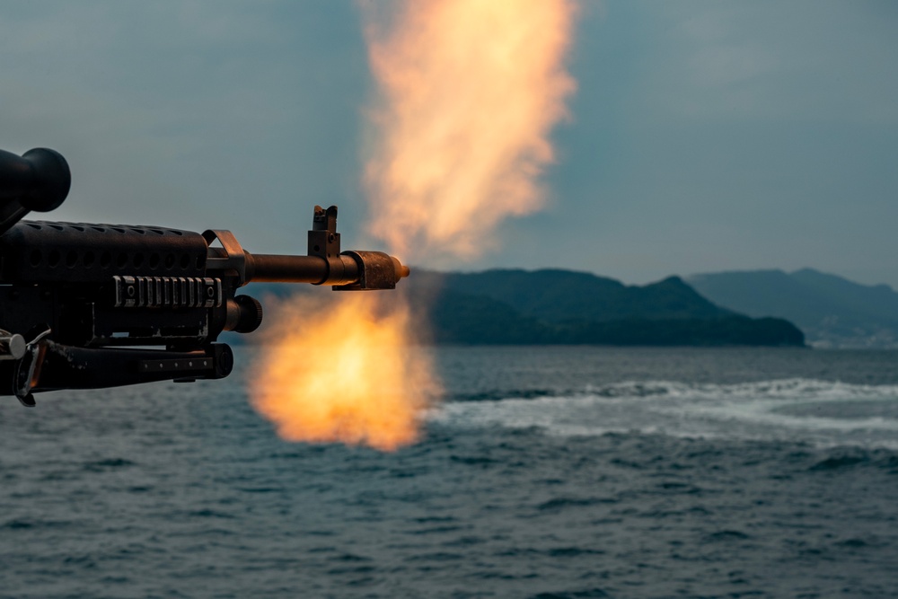 CFAS Harbor Patrol Unit Conducts Blank-Fire Training Evolution