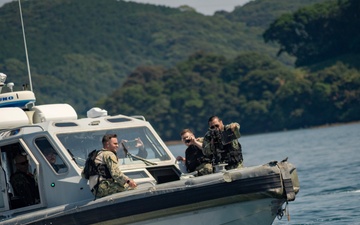 CFAS Harbor Patrol Unit Conducts Blank-Fire Training Evolution