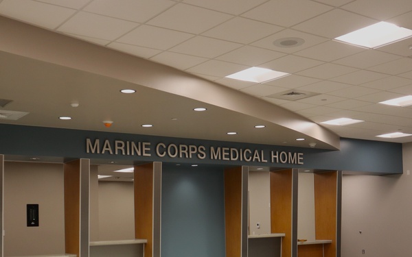 Patient Check-in Desk for the New Camp Blaz Medical Clinic
