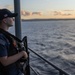 USS Frank Cable departs Fiji