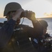USS Frank Cable departs Fiji