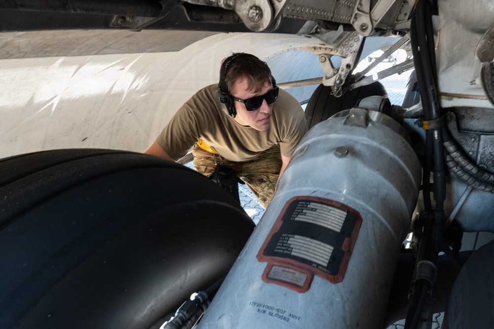 U.S. Airmen receive, ready C-17s for Talisman Sabre 2025