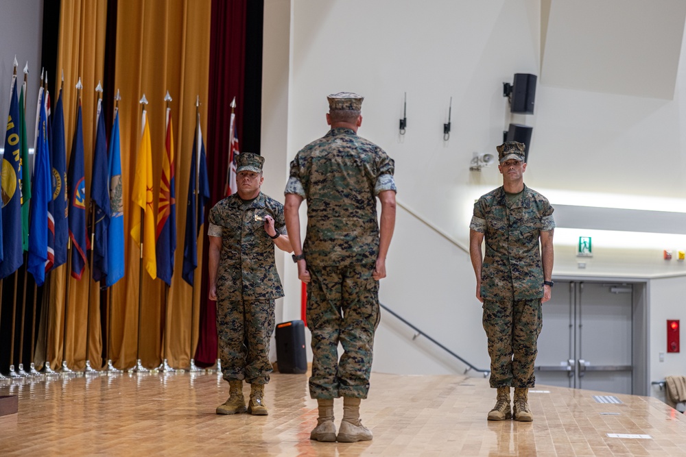 4th Marine Regiment Sergeant Major Relief and Appointment Ceremony
