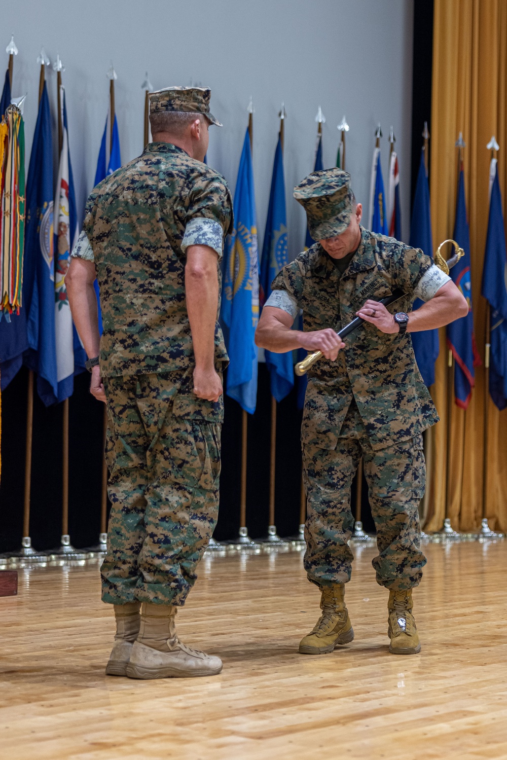 4th Marine Regiment Sergeant Major Relief and Appointment Ceremony