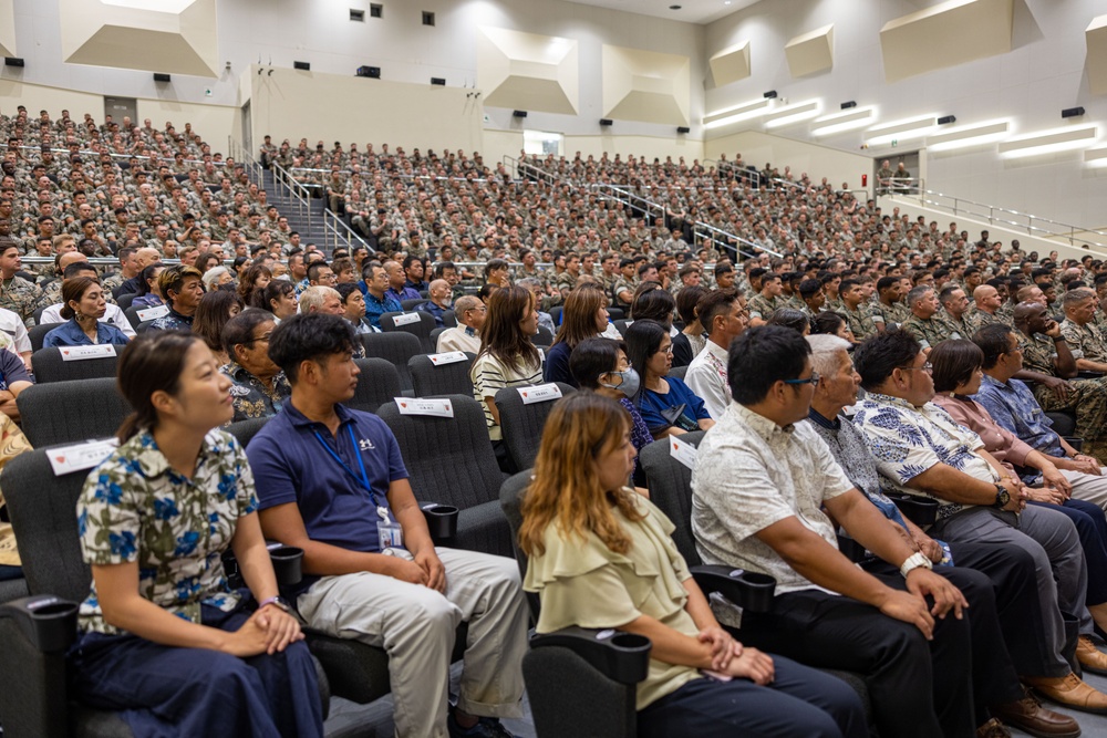 4th Marine Regiment Sergeant Major Relief and Appointment Ceremony