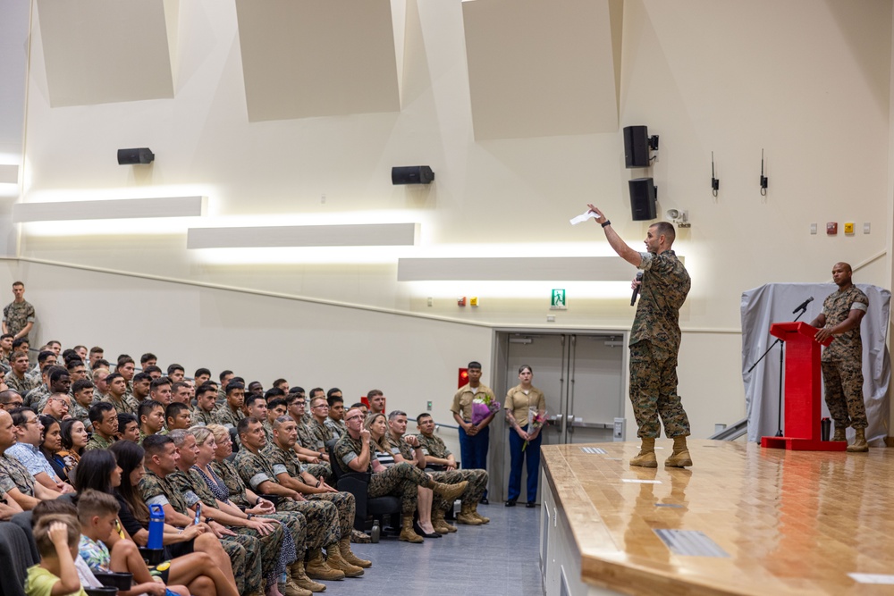 4th Marine Regiment Sergeant Major Relief and Appointment Ceremony