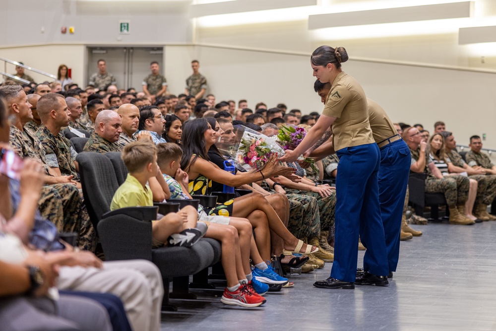 4th Marine Regiment Sergeant Major Relief and Appointment Ceremony
