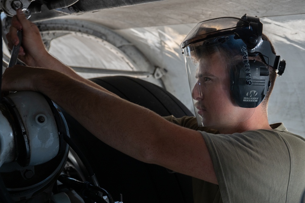 U.S. Airmen receive, ready C-17s for Talisman Sabre 2025