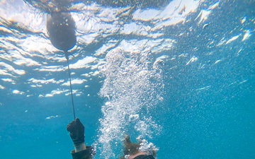 3d Reconnaissance Battalion Marines Conduct Search and Recovery Dive Drills