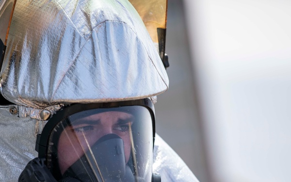 USS Preble Conducts Aviation Training Team Drill