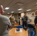 MSCEURAF Commodore visits USNS William McLean (T-AKE-12)