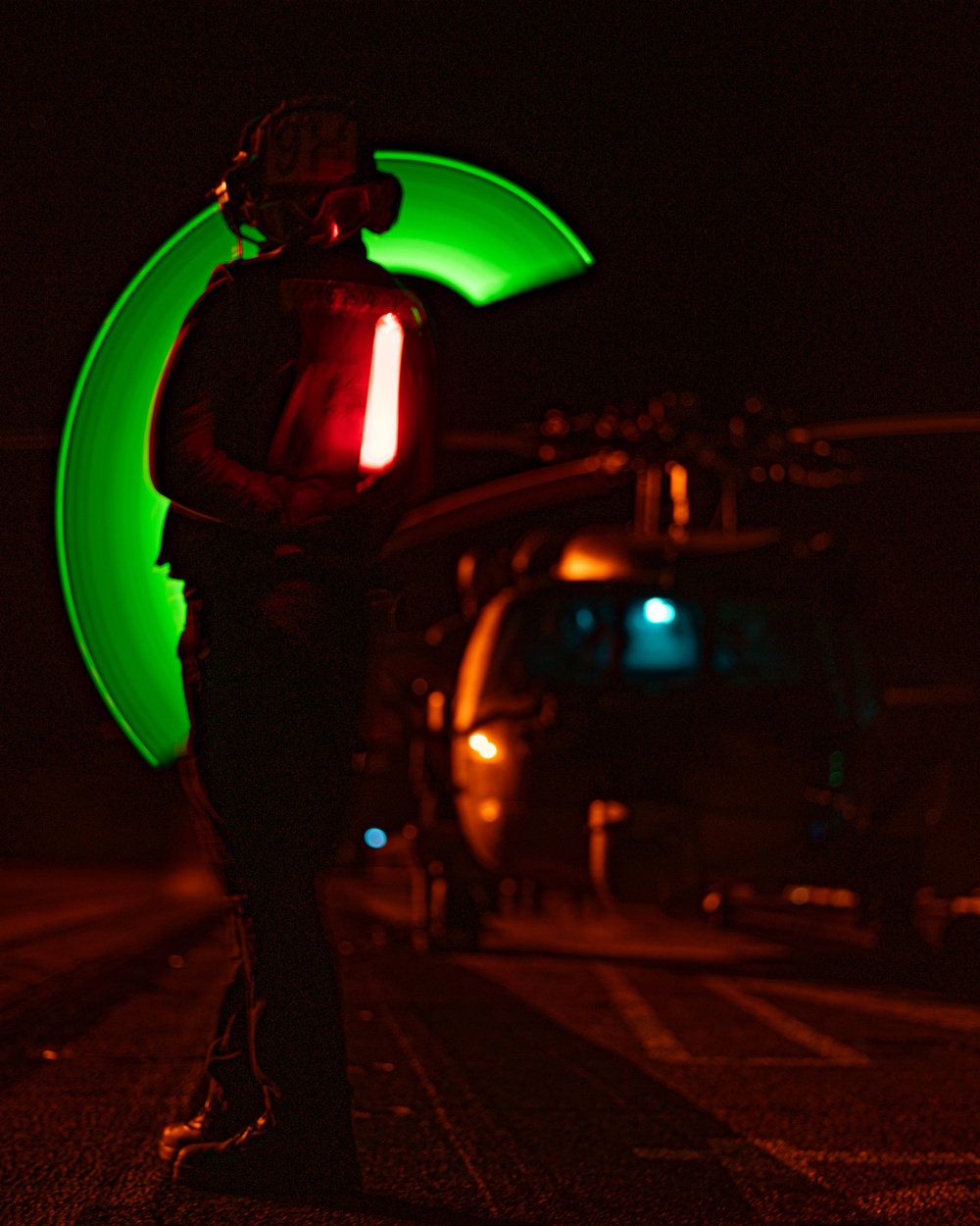 George Washington Conducts Night Operations for Talisman Sabre