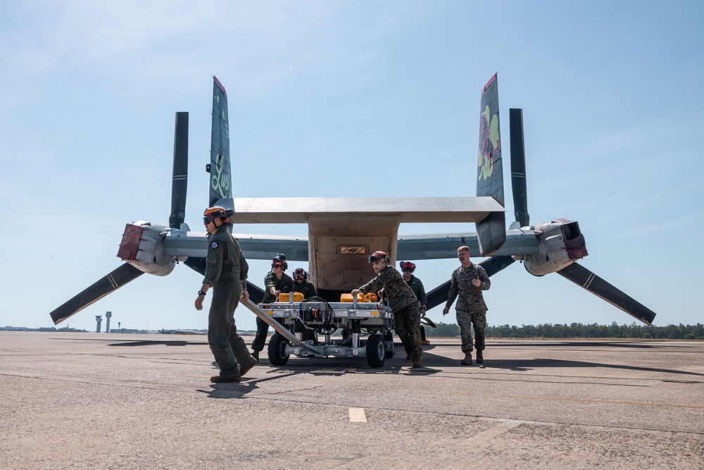Talisman Sabre 25: Marines conduct loading drills with Marine Adjustable Cargo Trailer