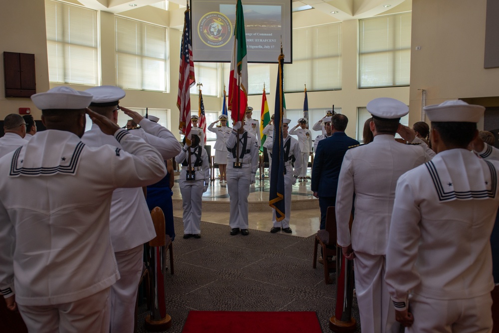 NAMRU EURAFCENT Change of Command