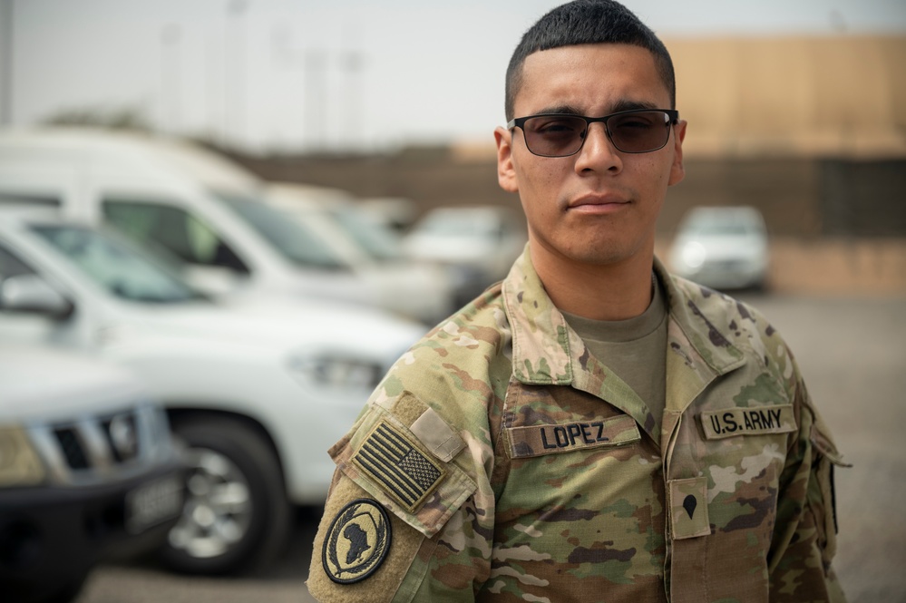 Humans of HOA:Vehicle management plays a vital role in CJTF-HOA operations