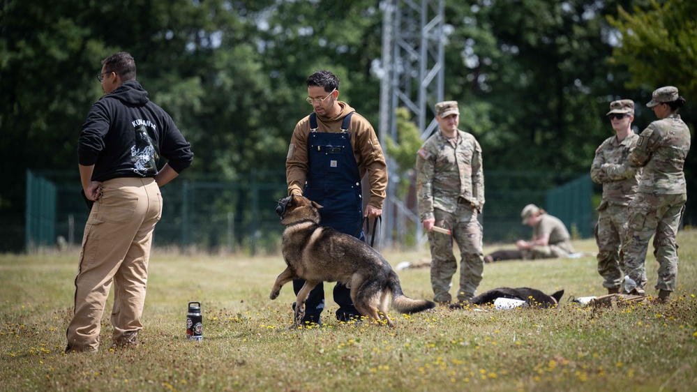 52nd Medical Group Sharpens Skills in Canine Combat Care