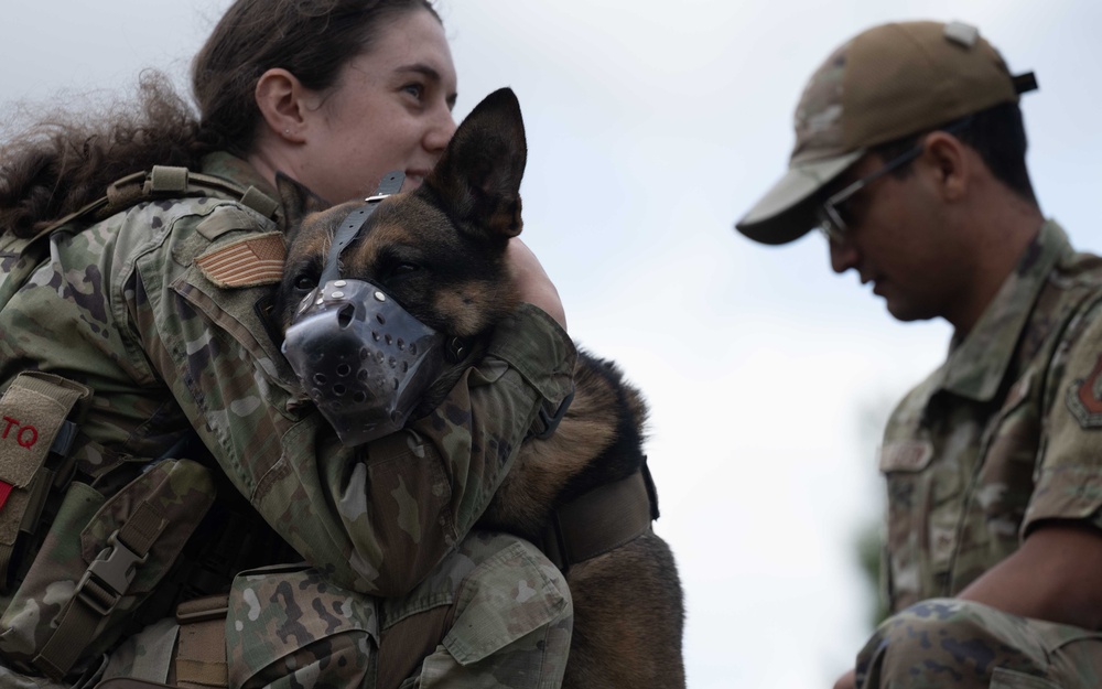 52nd Medical Group Sharpens Skills in Canine Combat Care