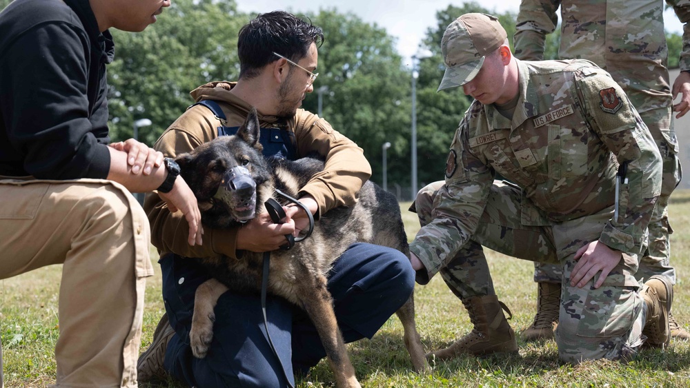 52nd Medical Group Sharpens Skills in Canine Combat Care